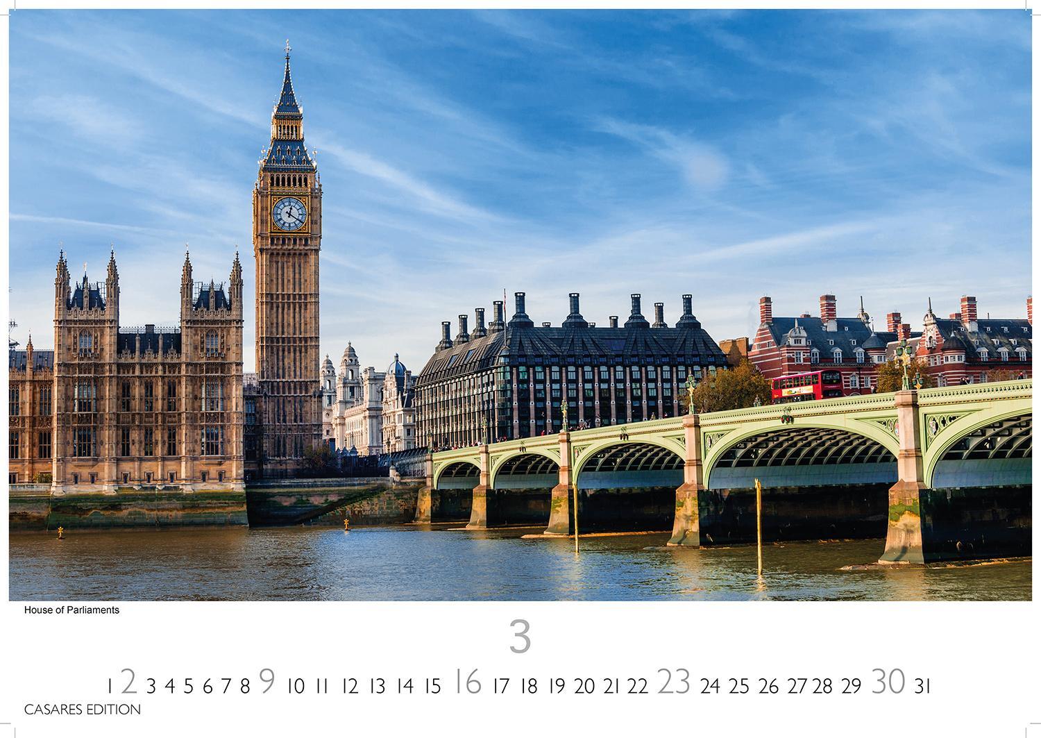 Bild: 9781835241684 | London 2025 L 35x50cm | Kalender | 14 S. | Deutsch | 2025