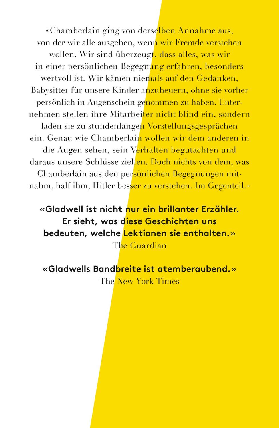 Rückseite: 9783498001629 | Die Kunst, nicht aneinander vorbeizureden | Malcolm Gladwell | Buch