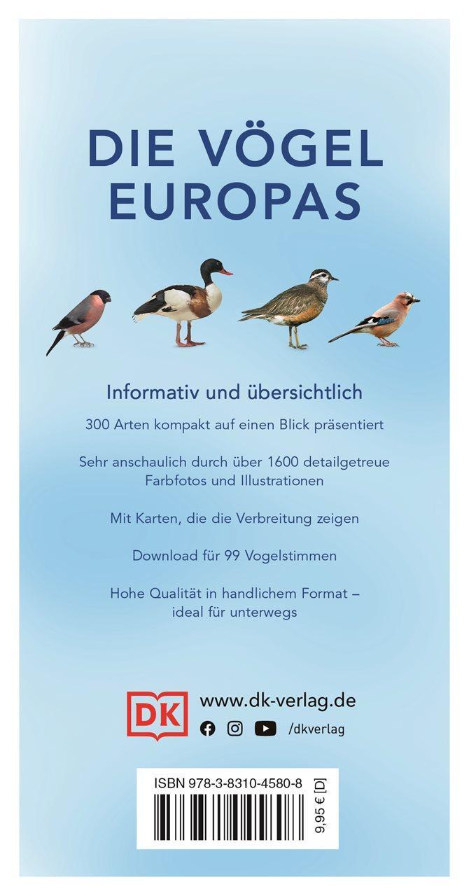 Rückseite: 9783831045808 | Vögel | 300 Arten entdecken &amp; bestimmen. Mit Vogelstimmen-Download