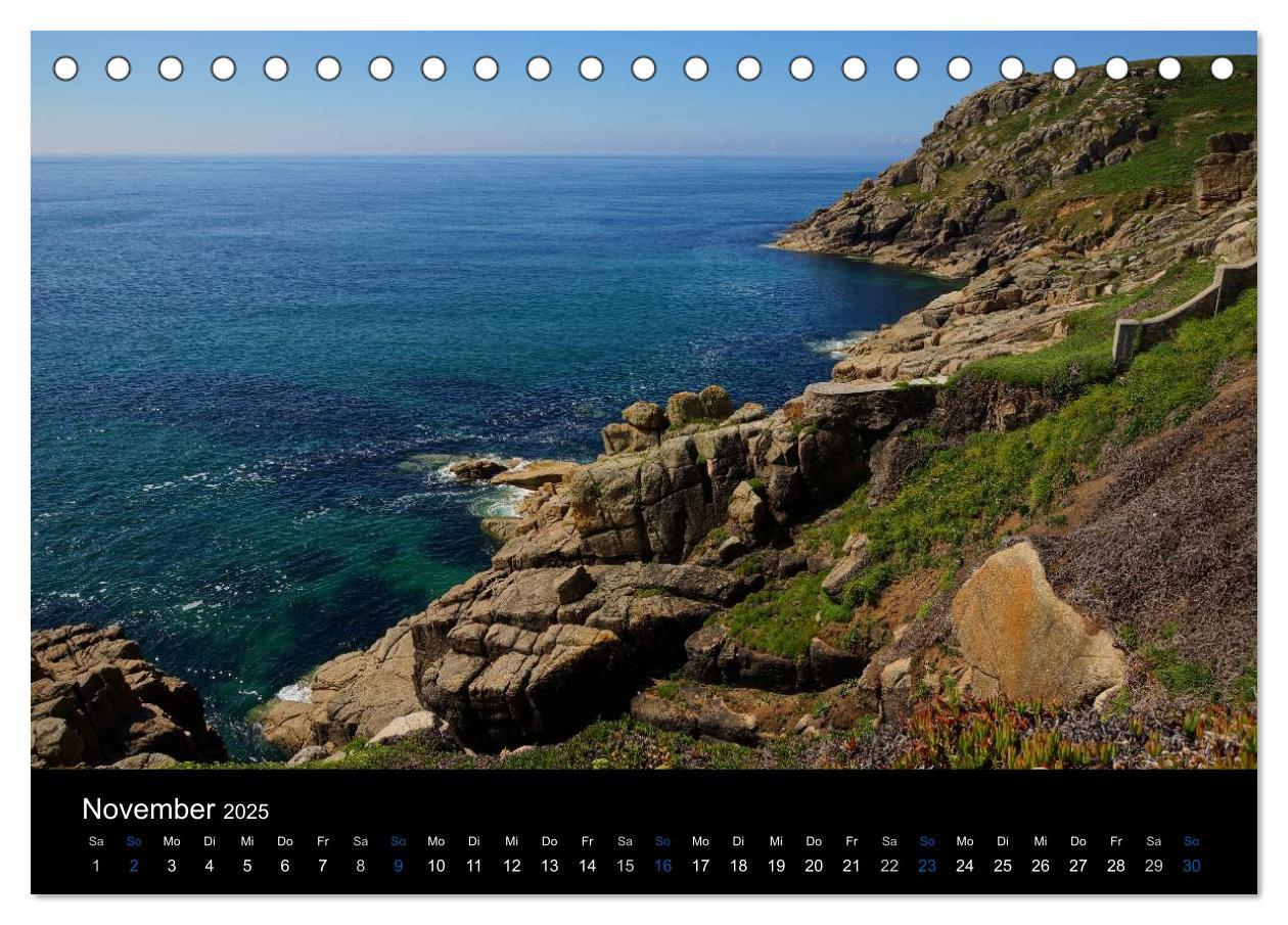 Bild: 9783435666744 | Anblicke und Ausblicke in Cornwall (Tischkalender 2025 DIN A5...