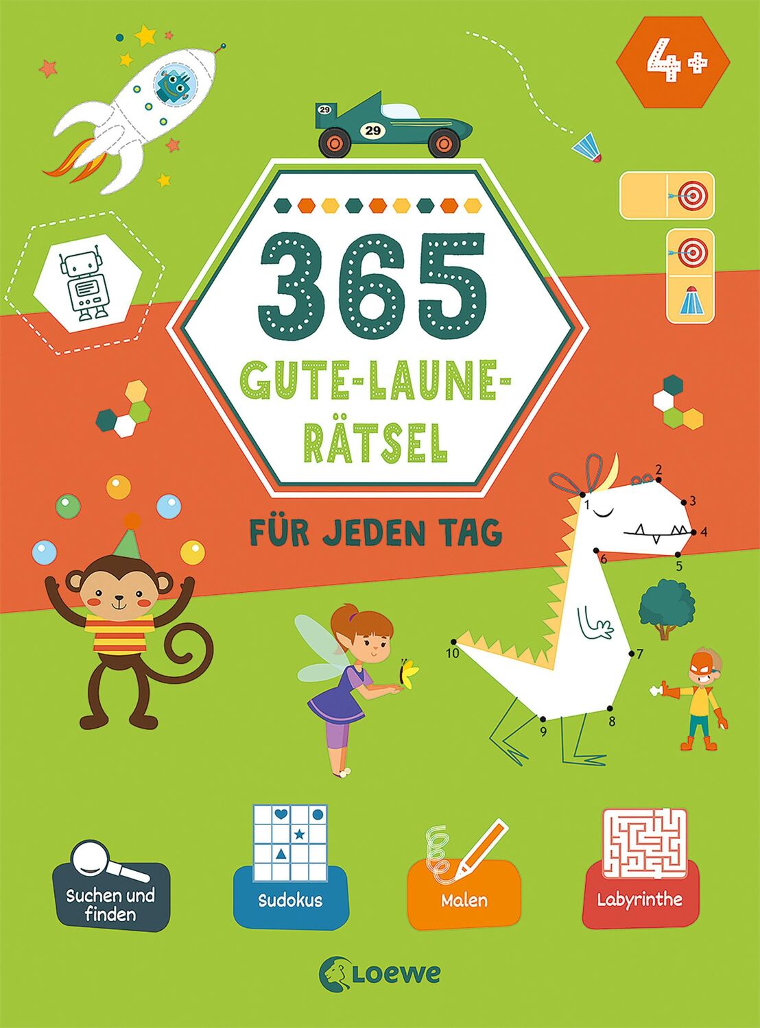 Cover: 9783743211346 | 365 Gute-Laune-Rätsel für jeden Tag | Loewe Lernen und Rätseln (u. a.)