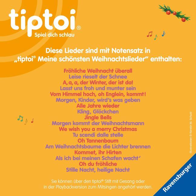 Bild: 9783473492633 | tiptoi® Meine schönsten Weihnachtslieder | Cee Neudert | Buch | 24 S.