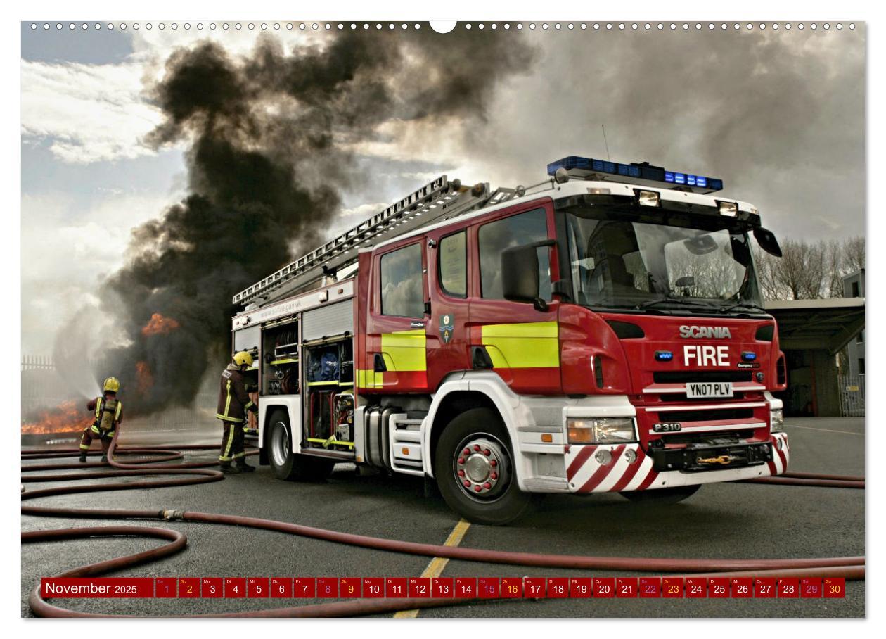 Bild: 9783383997846 | Feuerwehrautos (Wandkalender 2025 DIN A2 quer), CALVENDO...