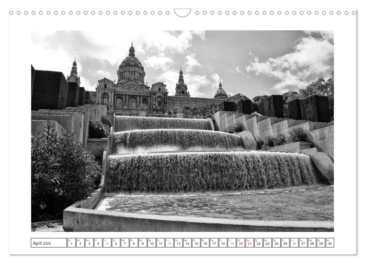 Bild: 9783435681228 | Barcelona Photografien in Schwarz / Weiß (Wandkalender 2025 DIN A3...