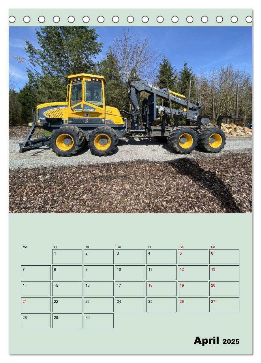 Bild: 9783383967818 | Forst-Maschinen der Forwarder im Einsatz (Tischkalender 2025 DIN A5...