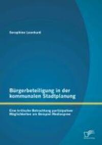 Cover: 9783842862333 | Bürgerbeteiligung in der kommunalen Stadtplanung: Eine kritische...