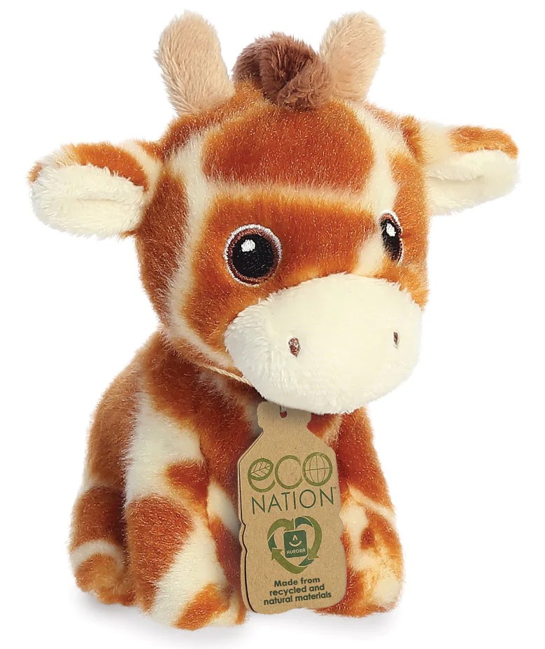 Cover: 5034566350687 | Aurora 35068 - Eco Nation Mini, Giraffe, Plüschtier, 13 cm | 35068