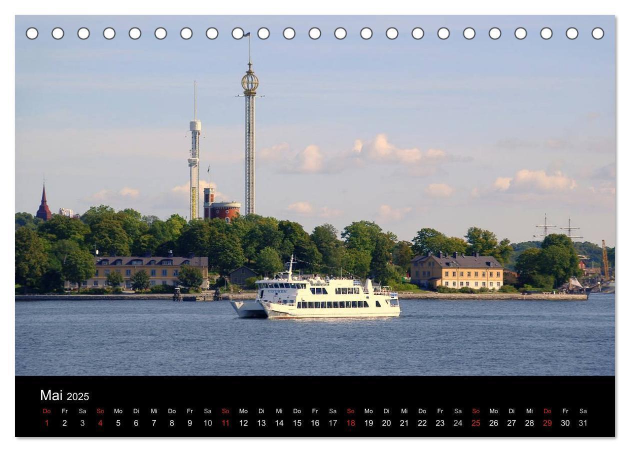 Bild: 9783435643370 | Sommer in Stockholm 2025 (Tischkalender 2025 DIN A5 quer), CALVENDO...