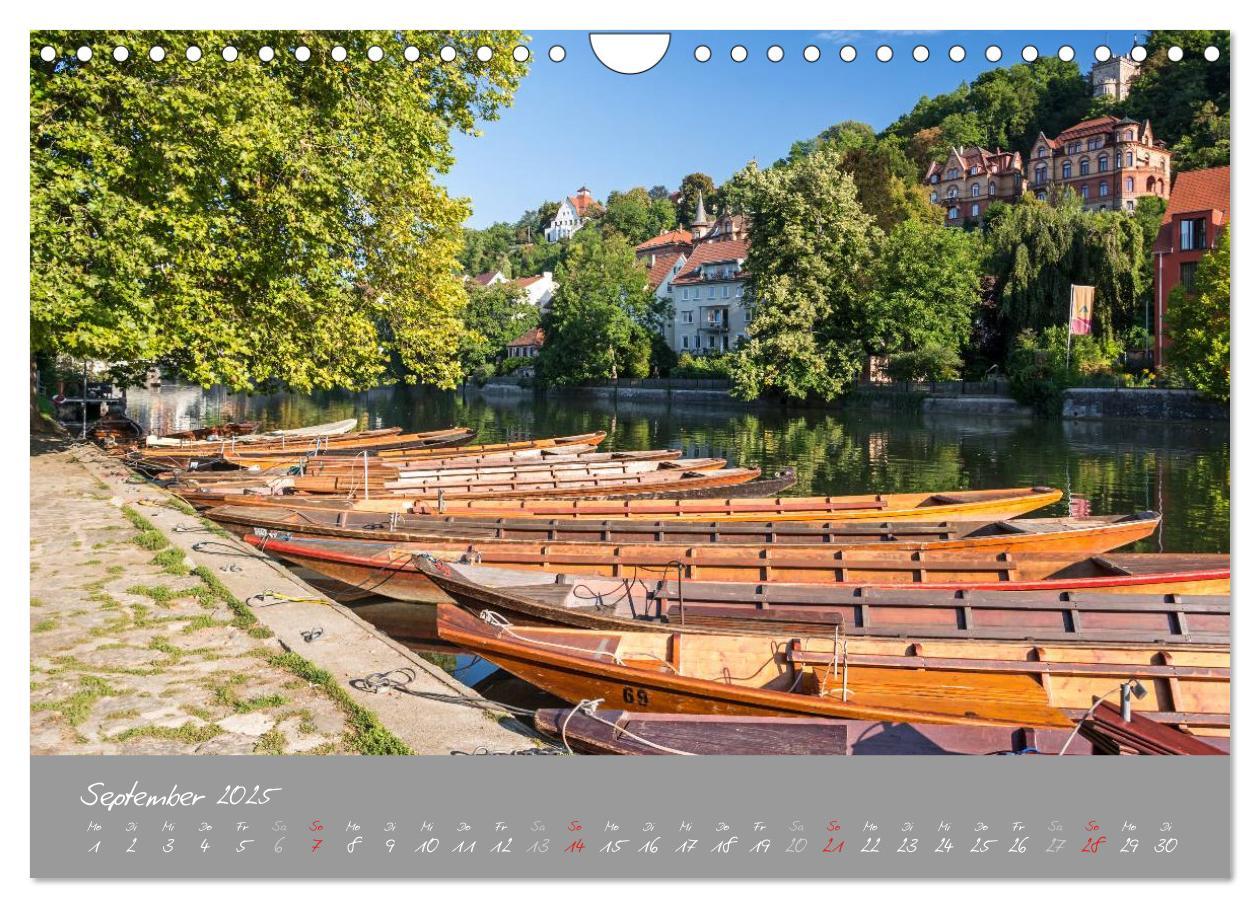 Bild: 9783435571796 | Zwölf Monate in Tübingen (Wandkalender 2025 DIN A4 quer), CALVENDO...