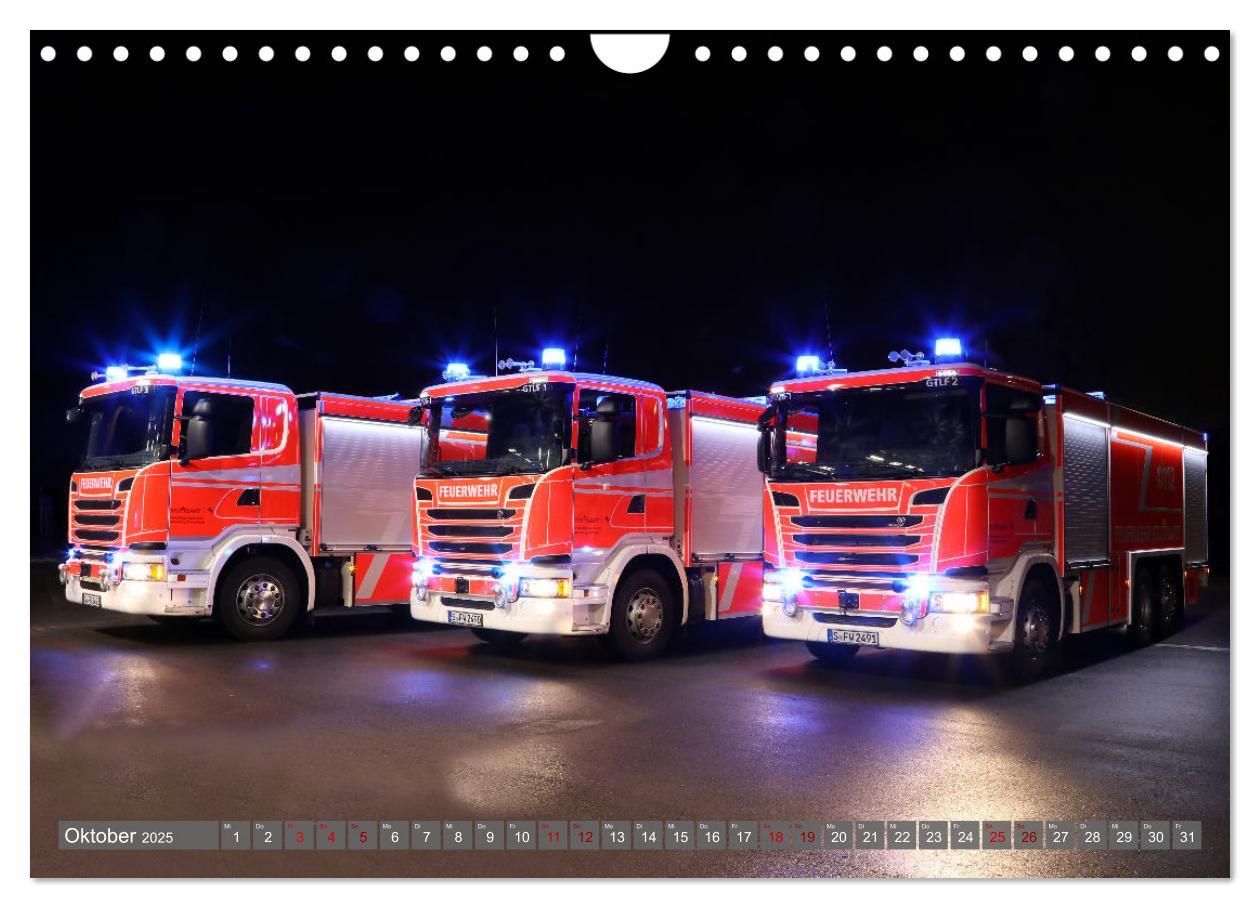 Bild: 9783383968068 | Einsatzfahrzeuge der Feuerwehr Stuttgart (Wandkalender 2025 DIN A4...