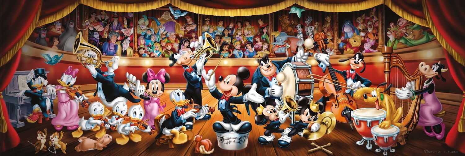 Bild: 8005125394456 | Disney Orchestra (Puzzle) | Panorama-Puzzle | Spiel | In Spielebox