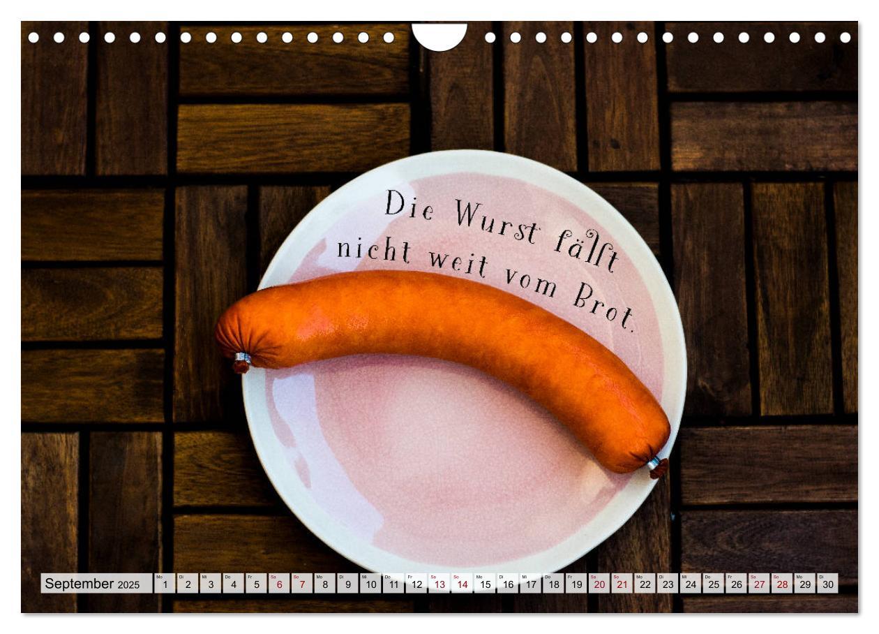 Bild: 9783435113170 | Wurstkalender. Es geht um die Wurst. (Wandkalender 2025 DIN A4...