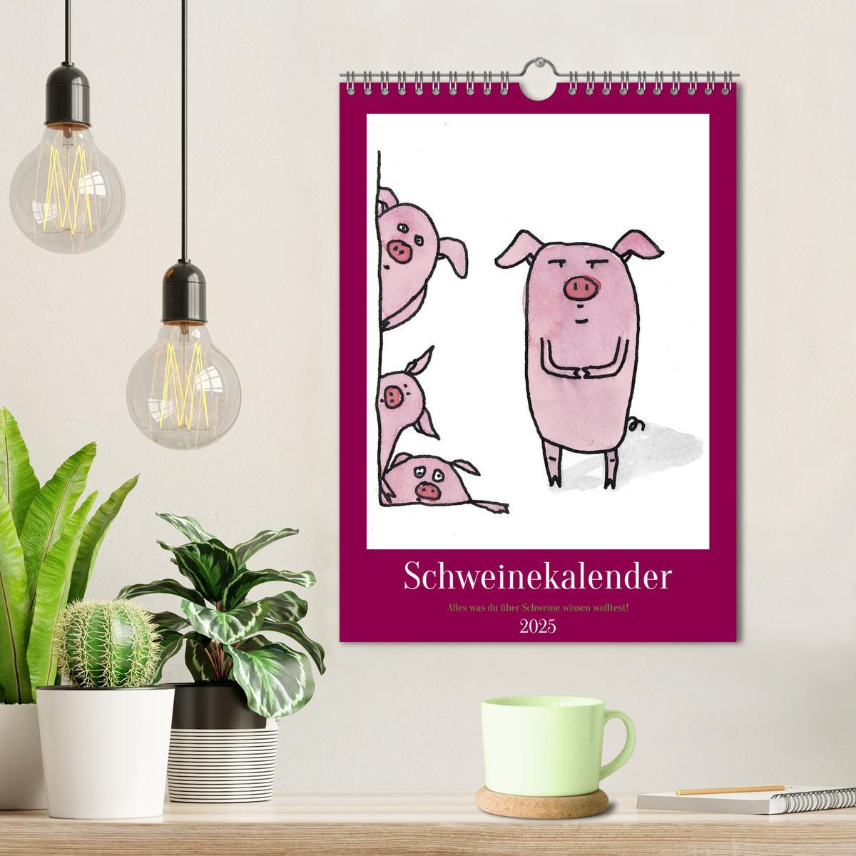 Bild: 9783435872459 | Schweinekalender - Alles was du über Schweine wissen wolltest!...