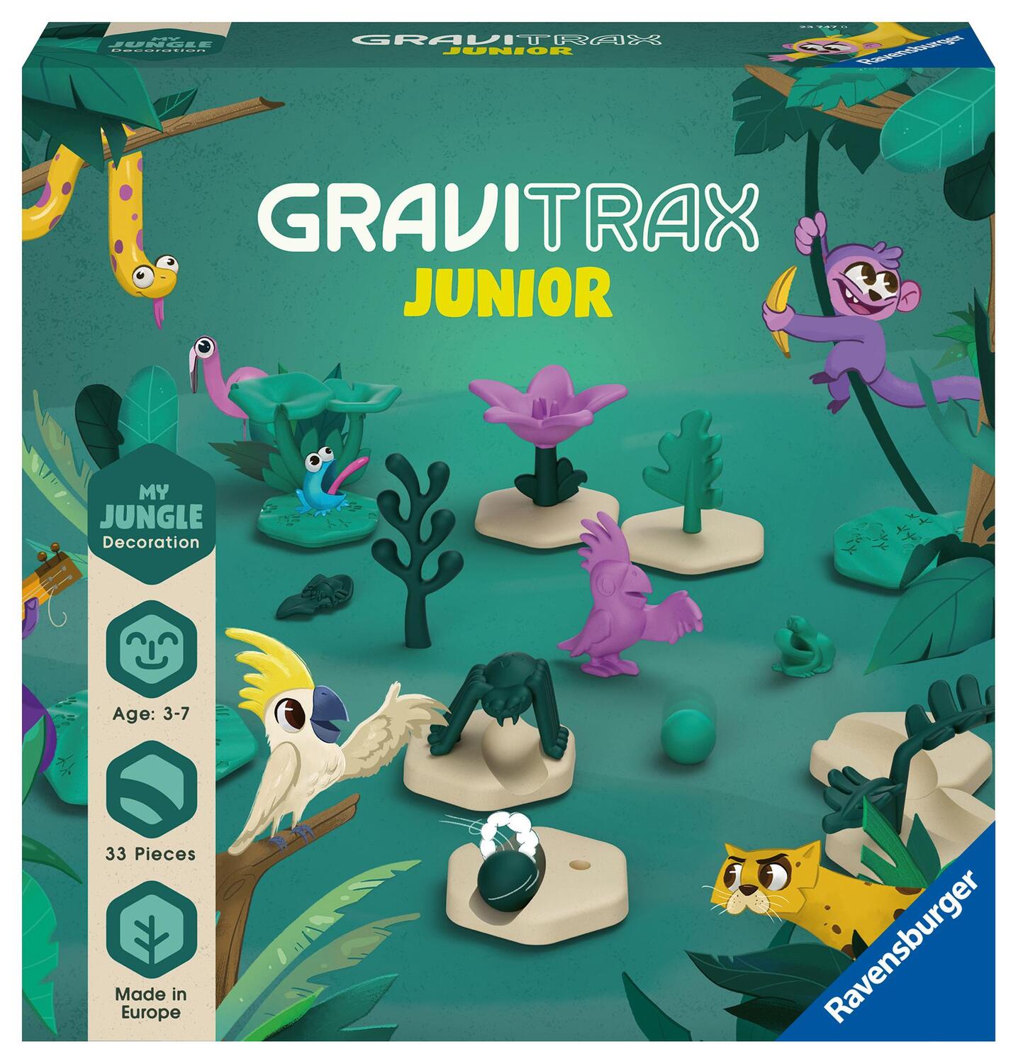 Cover: 4005556237470 | Ravensburger GraviTrax Junior Extension Jungle 23747 - Murmelbahn...