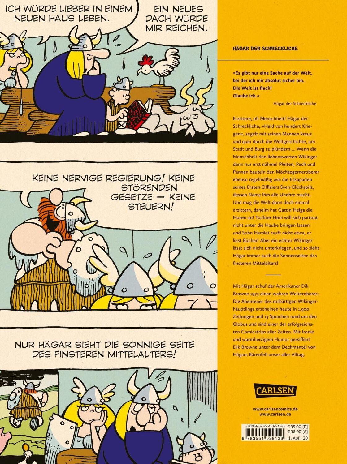 Rückseite: 9783551029126 | Die Bibliothek der Comic-Klassiker: Hägar, der Schreckliche | Buch