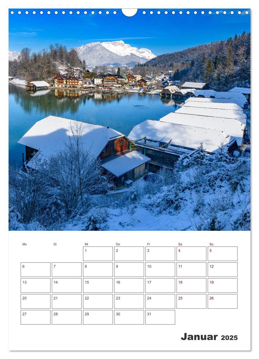 Bild: 9783435909896 | Vier Jahreszeiten im Berchtesgadener Land (Wandkalender 2025 DIN A3...