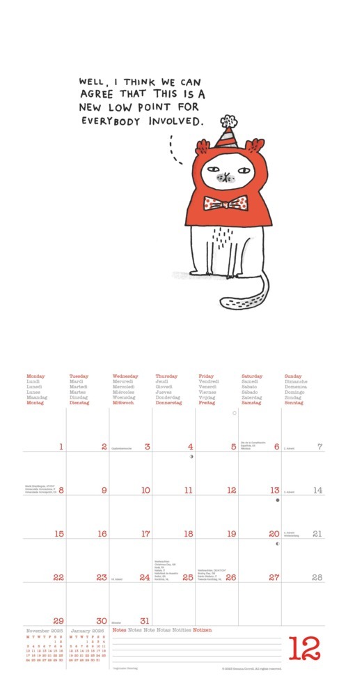 Bild: 4002725987891 | N NEUMANNVERLAGE - A Cat's Life 2025 Broschürenkalender, 30x30cm,...