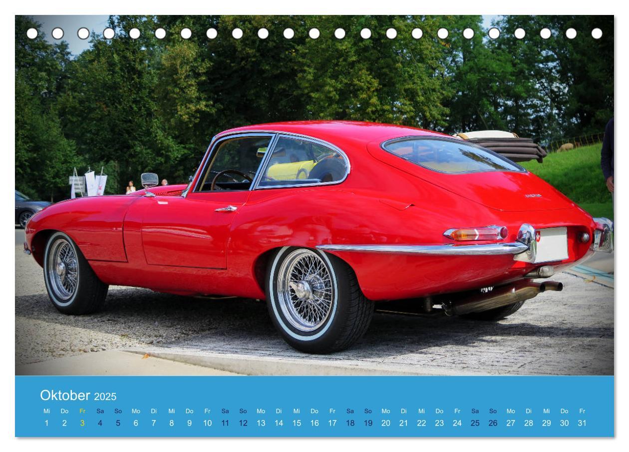 Bild: 9783435134243 | Jaguar E-Type Memorial (Tischkalender 2025 DIN A5 quer), CALVENDO...