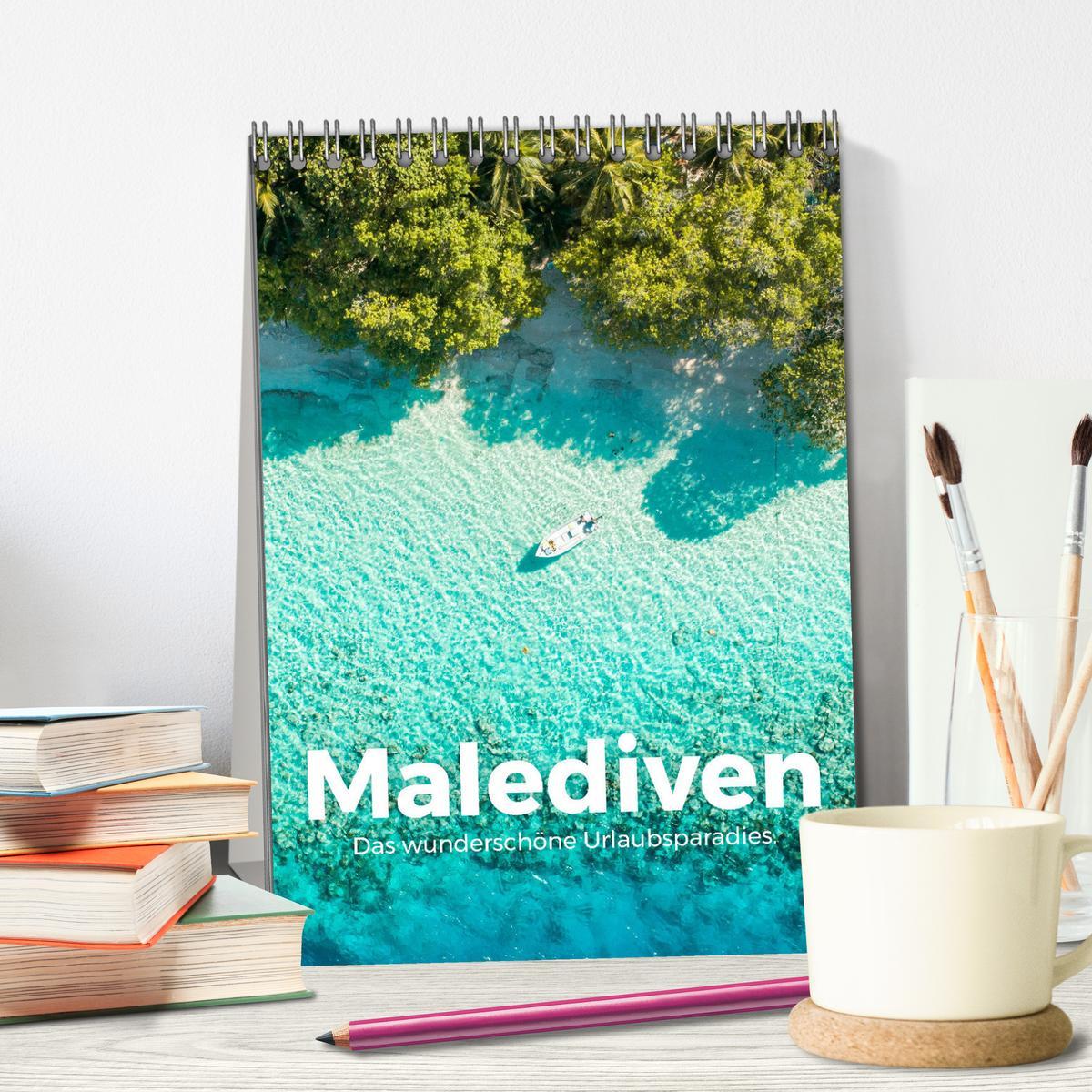 Bild: 9783435913978 | Malediven - Das wunderschöne Urlaubsparadies. (Tischkalender 2025...