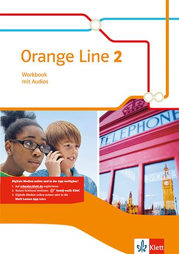 Cover: 9783125482821 | Orange Line 2. Workbook mit Audios | Bundle | Orange Line | Deutsch