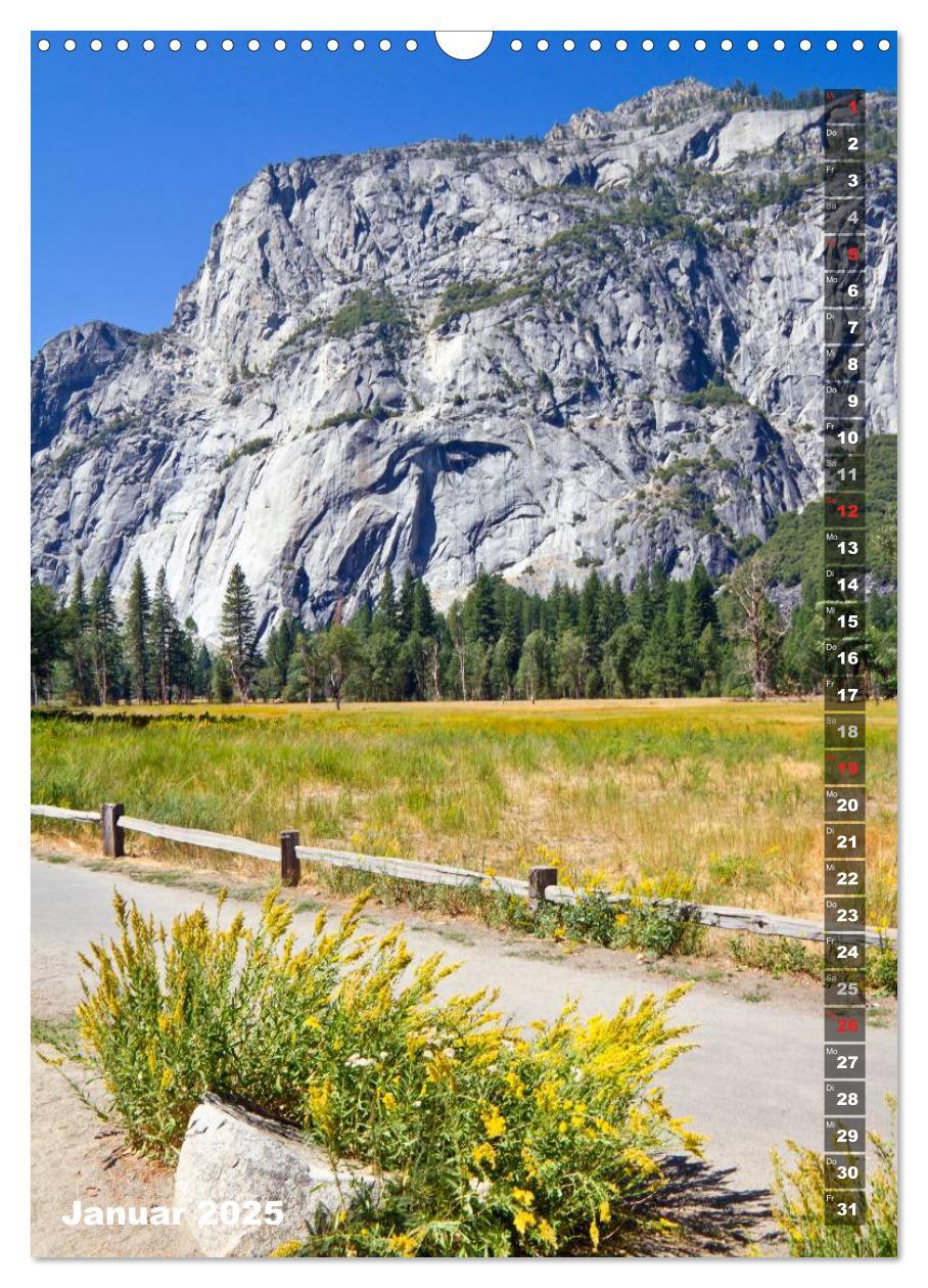 Bild: 9783457225790 | YOSEMITE VALLEY Natur Pur (Wandkalender 2025 DIN A3 hoch), CALVENDO...