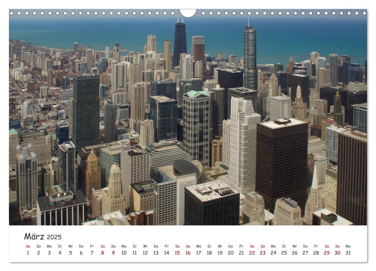 Bild: 9783435276141 | beeindruckendes Chicago (Wandkalender 2025 DIN A3 quer), CALVENDO...