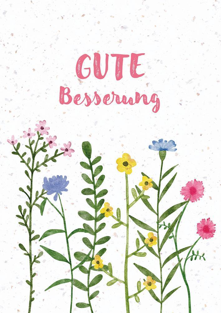 Cover: 4250222943357 | Gute Besserung | Faltkarte aus Samenpapier | Box | 1 S. | 494335