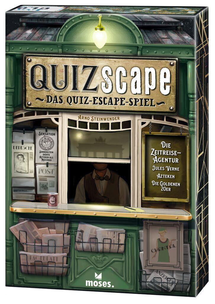 Cover: 4033477901439 | QUIZScape Die Zeitreise-Agentur | Arno Steinwender | Spiel | Deutsch