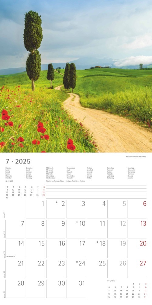 Bild: 4251732340919 | Alpha Edition - Wege 2025 Broschürenkalender, 30x30cm, Wandkalender...