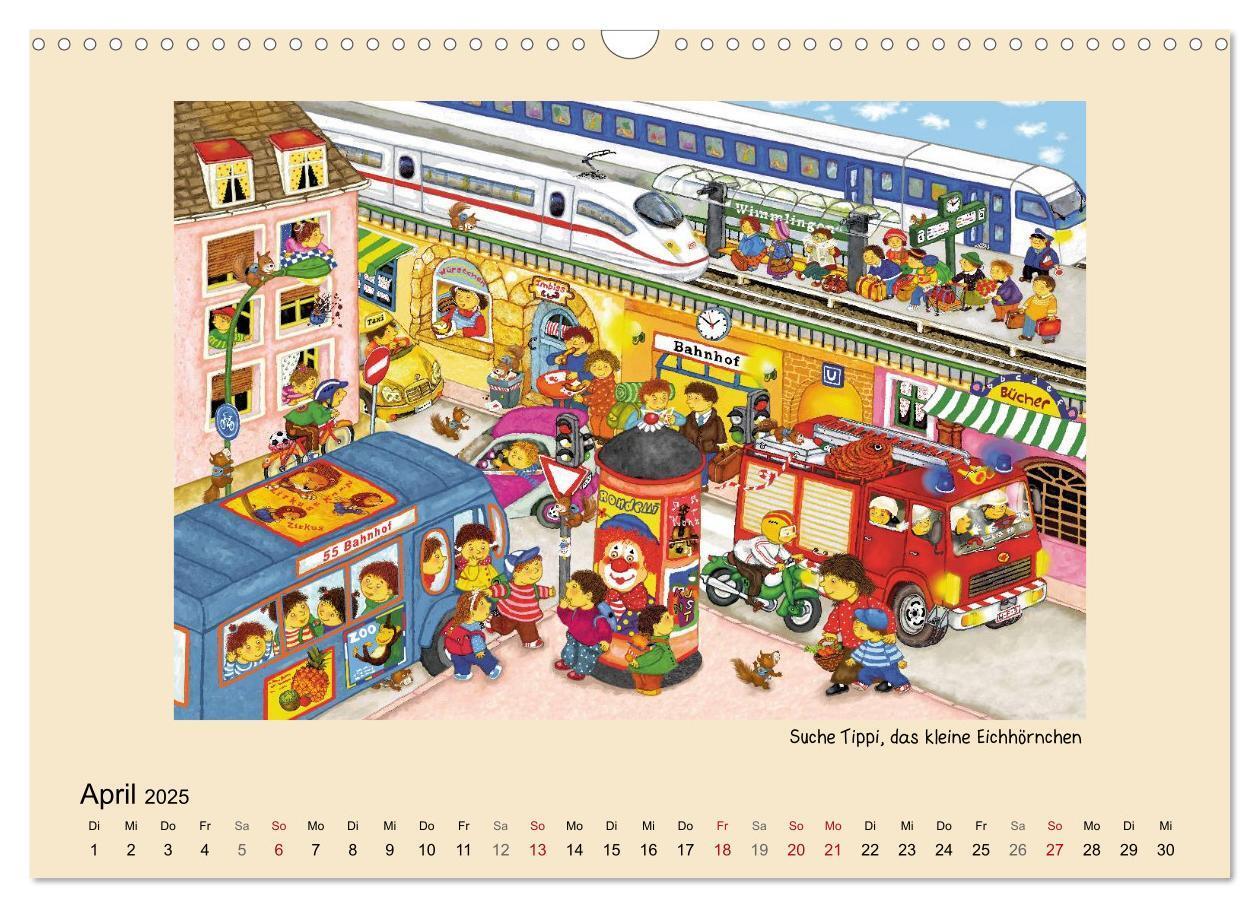 Bild: 9783435835188 | Wimmelbilder (Wandkalender 2025 DIN A3 quer), CALVENDO Monatskalender