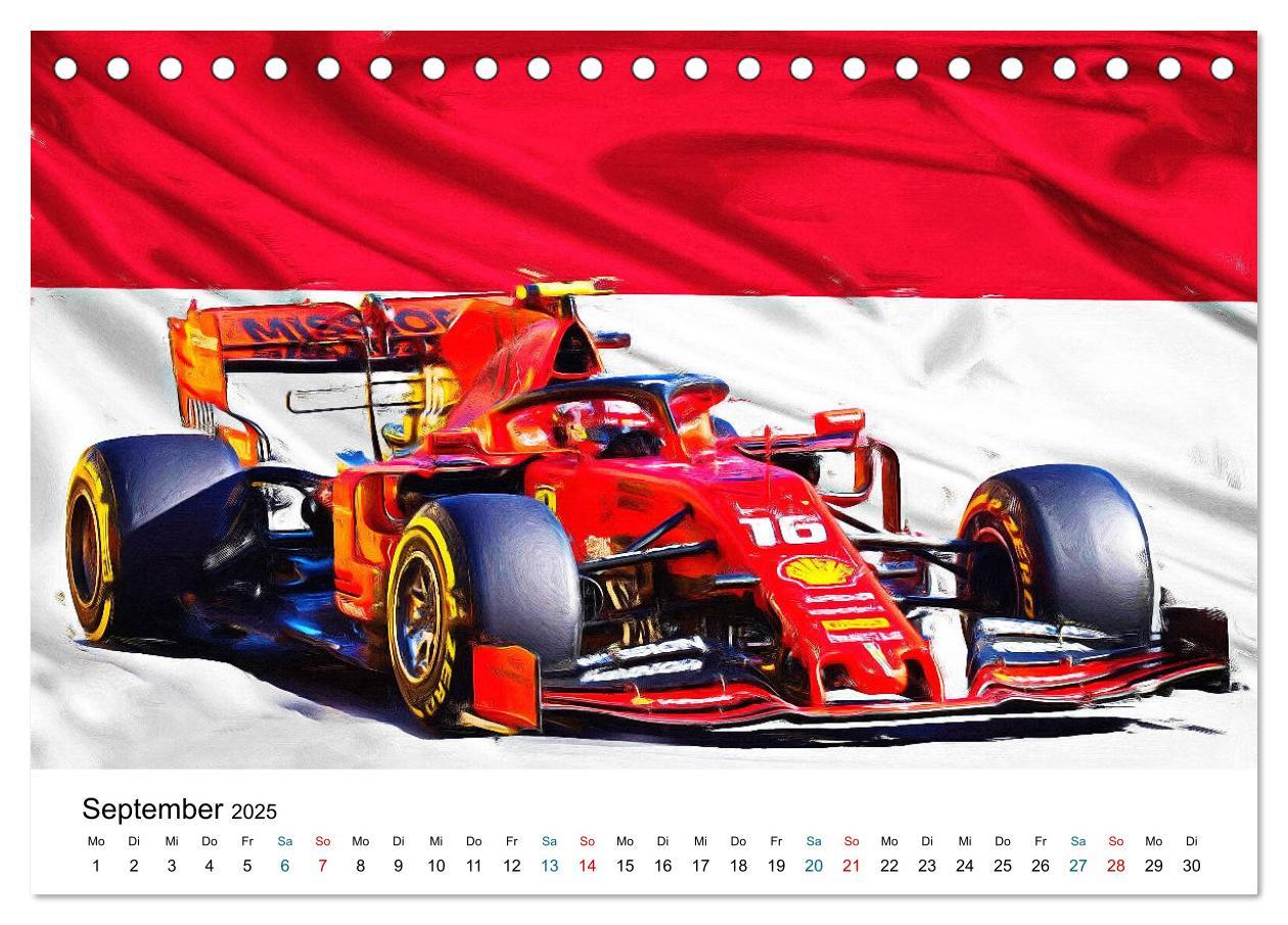 Bild: 9783435273874 | Königsklasse FORMEL 1 (Tischkalender 2025 DIN A5 quer), CALVENDO...