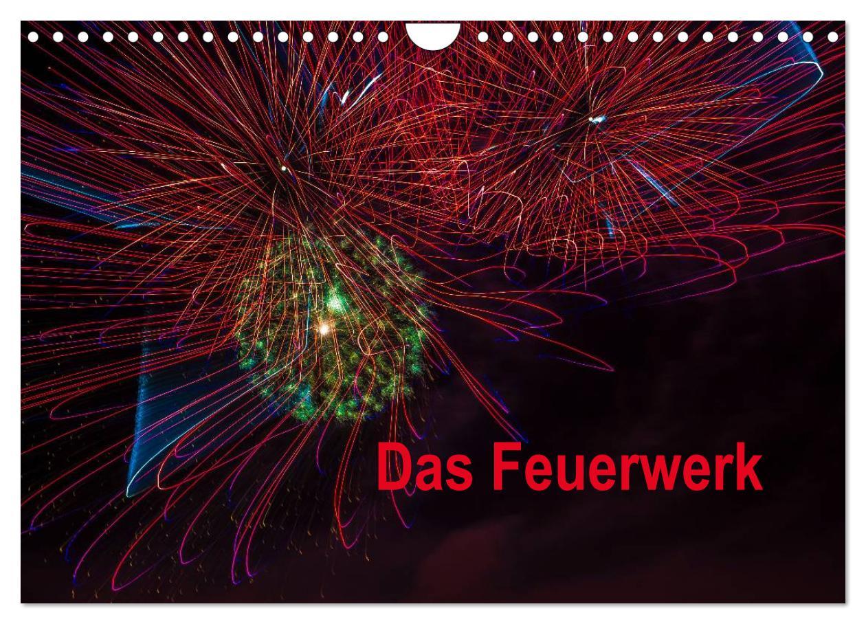 Cover: 9783435837953 | Das Feuerwerk (Wandkalender 2025 DIN A4 quer), CALVENDO Monatskalender