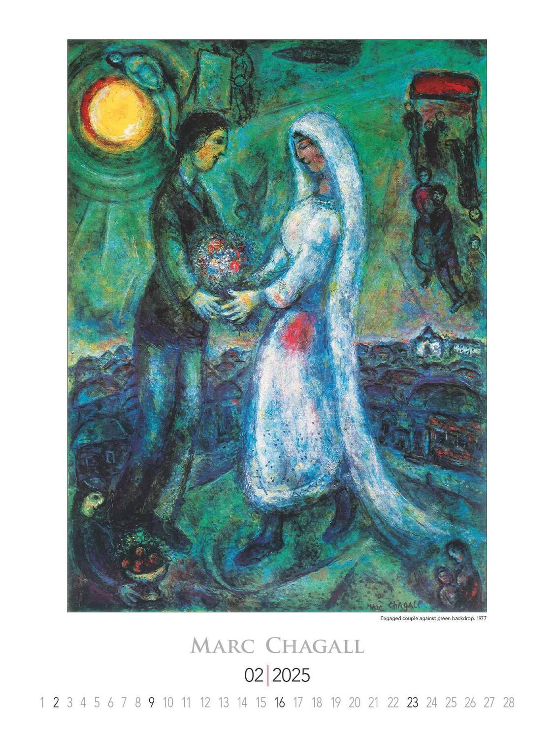 Bild: 4251732344030 | Marc Chagall 2025 - Bild-Kalender 42x56 cm - Kunst-Kalender -...