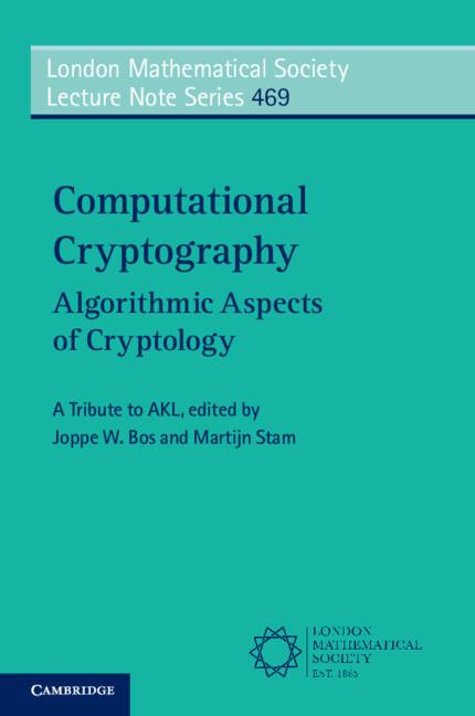 Cover: 9781108795937 | Computational Cryptography | Joppe Bos (u. a.) | Taschenbuch | 2022