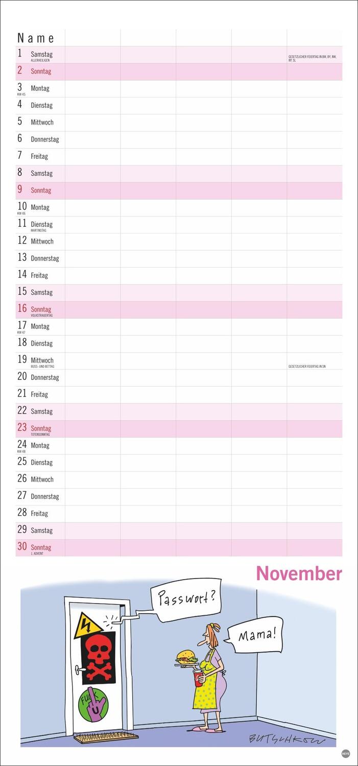 Bild: 9783756405855 | Peter Butschkow: Familienplaner 2025 | Peter Butschkow | Kalender