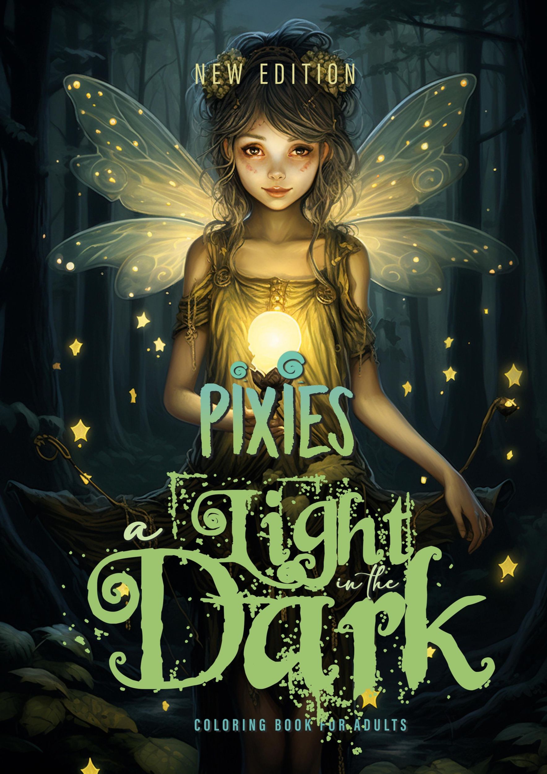 Cover: 9781965017050 | A light in the Dark Pixies Coloring Book for Adults New Edition | Buch