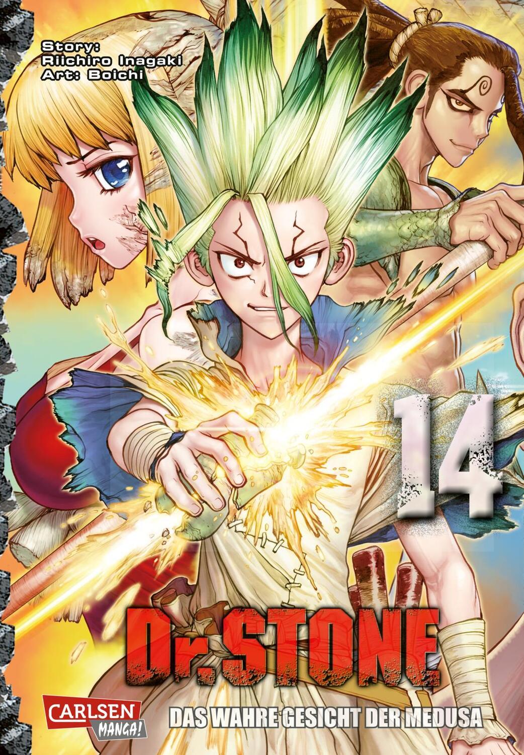 Cover: 9783551751737 | Dr. Stone 14 | Verrückte Abenteuer, Action und Wissenschaft! | Buch