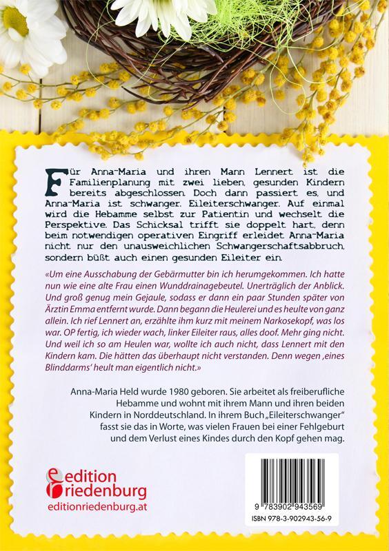 Rückseite: 9783902943569 | Eileiterschwanger | Anna-Maria Held | Taschenbuch | Paperback | 88 S.