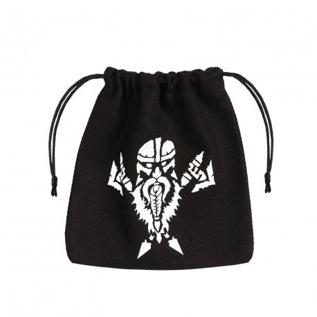 Cover: 5907699493197 | Dwarven Black &amp; white Dice Bag | Q-workshop | EAN 5907699493197