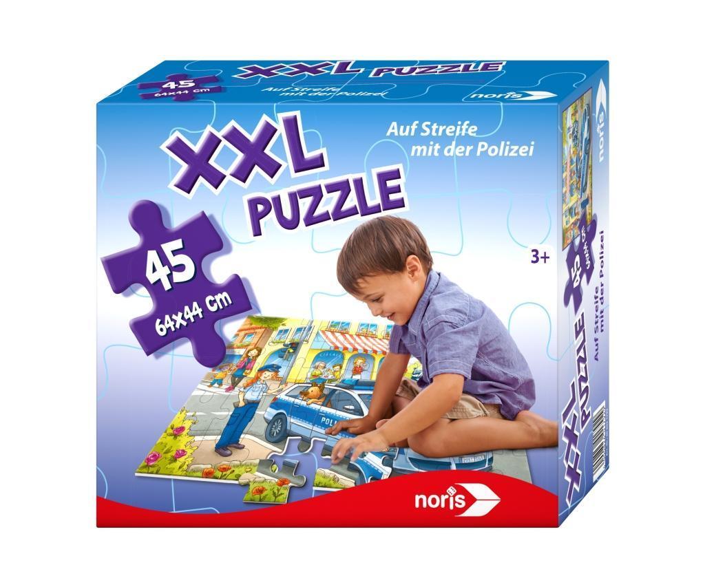 Bild: 4000826017929 | XXL Puzzle Auf Streife mit der Polizei. 45 Teile | Noris Spiele | 2019