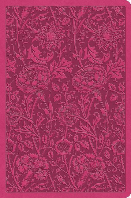 Cover: 9781433568701 | ESV Value Compact Bible (Trutone, Raspberry, Floral Design) | Buch