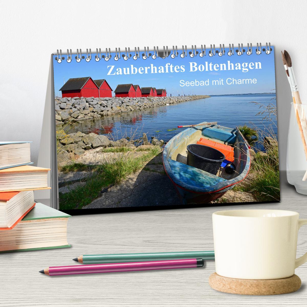 Bild: 9783435241132 | Zauberhaftes Boltenhagen (Tischkalender 2025 DIN A5 quer), CALVENDO...