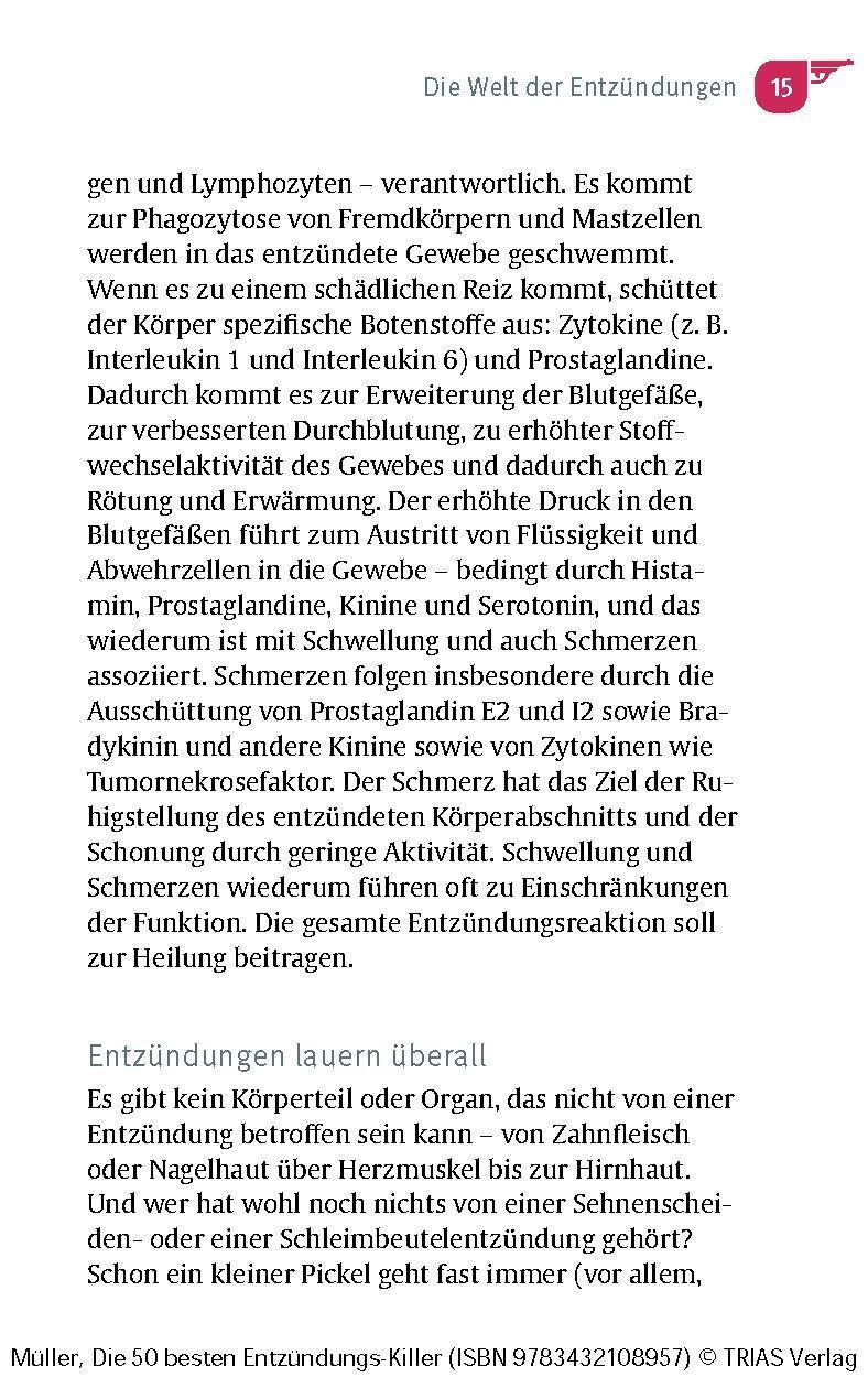 Bild: 9783432118635 | Die 50 besten Entzündungs-Killer | Stille Entzündungen besiegen | Buch