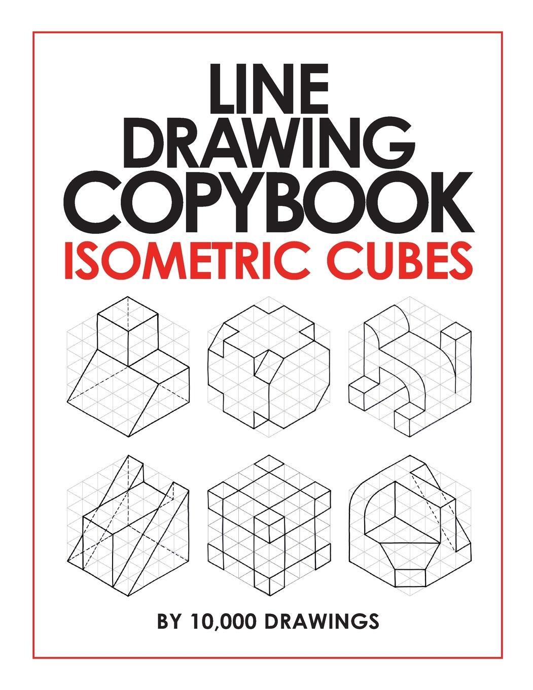 Cover: 9781716879944 | Line Drawing Copybook Isometric Cubes | Drawings | Taschenbuch | 2020