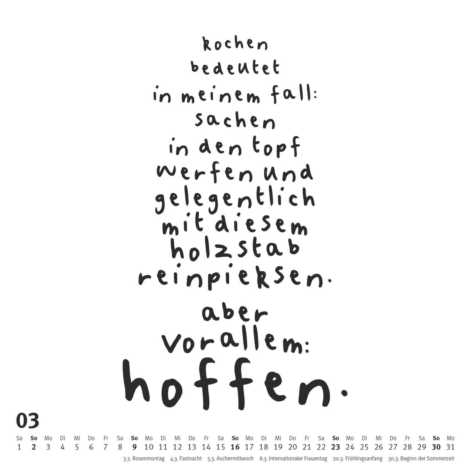 Bild: 4250809653020 | Sprüche im Quadrat 2025 - Typo-Kalender von FUNI SMART ART - Funny...