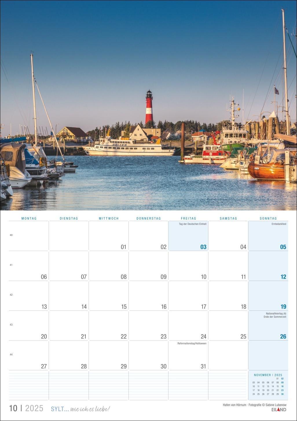 Bild: 9783964023438 | Sylt ... wie ich es liebe Kalender 2025 | Eiland | Kalender | 13 S.