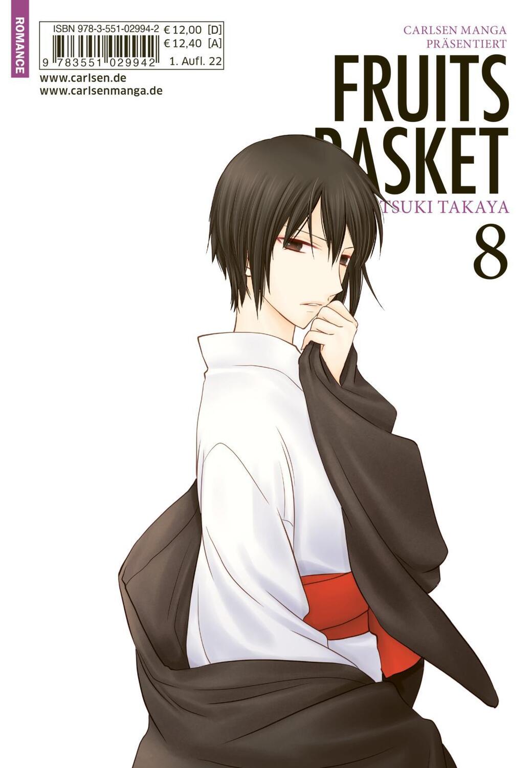 Rückseite: 9783551029942 | Fruits Basket Pearls 8 | Natsuki Takaya | Taschenbuch | 384 S. | 2022