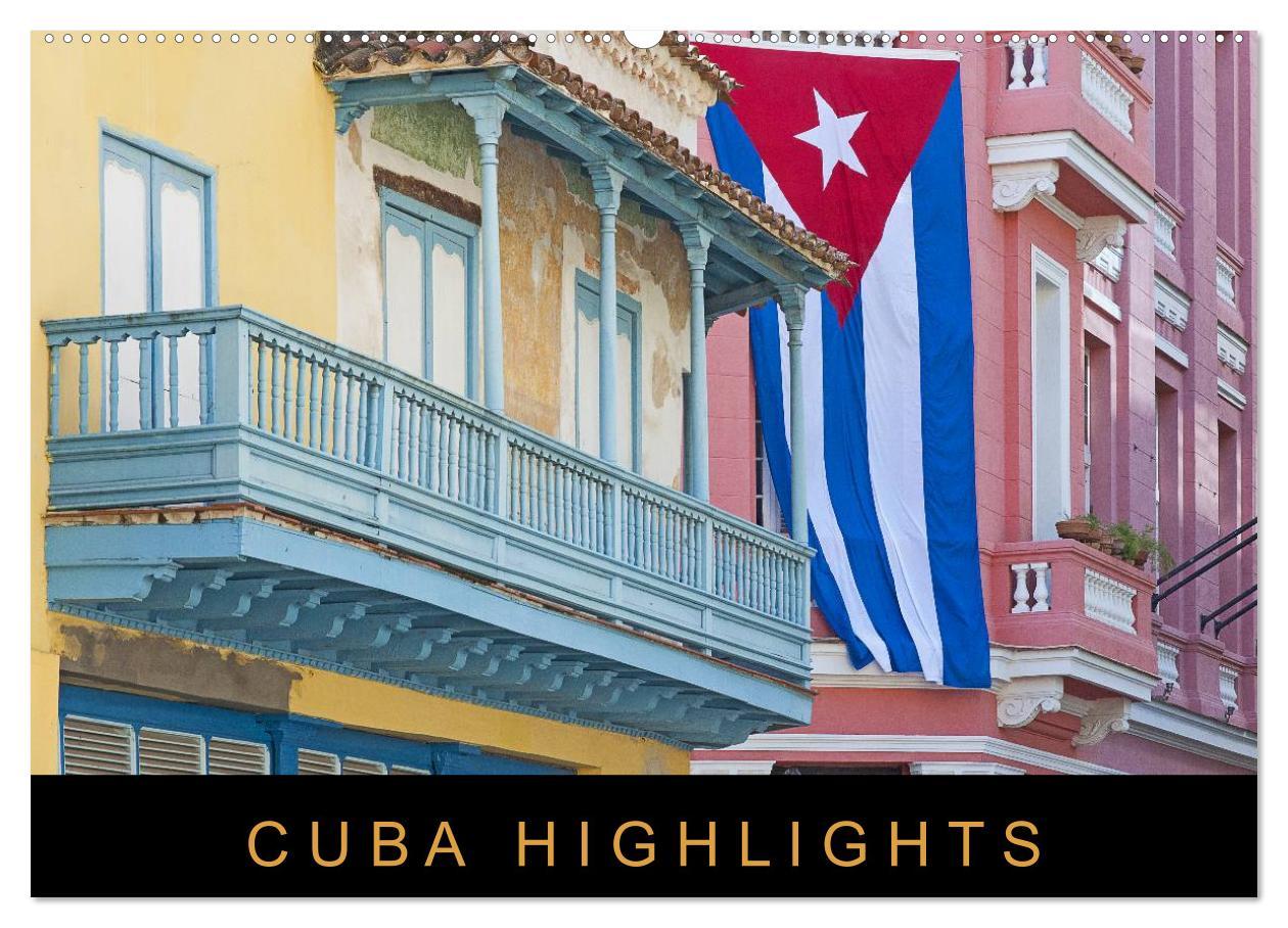 Cover: 9783435793143 | Cuba Highlights (Wandkalender 2025 DIN A2 quer), CALVENDO...