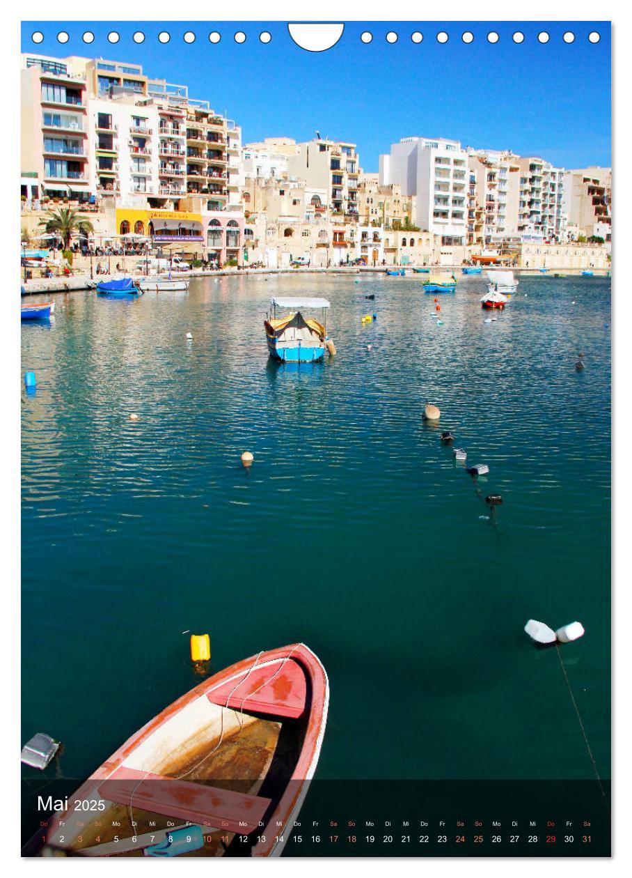 Bild: 9783457044742 | Unterwegs in Malta (Wandkalender 2025 DIN A4 hoch), CALVENDO...