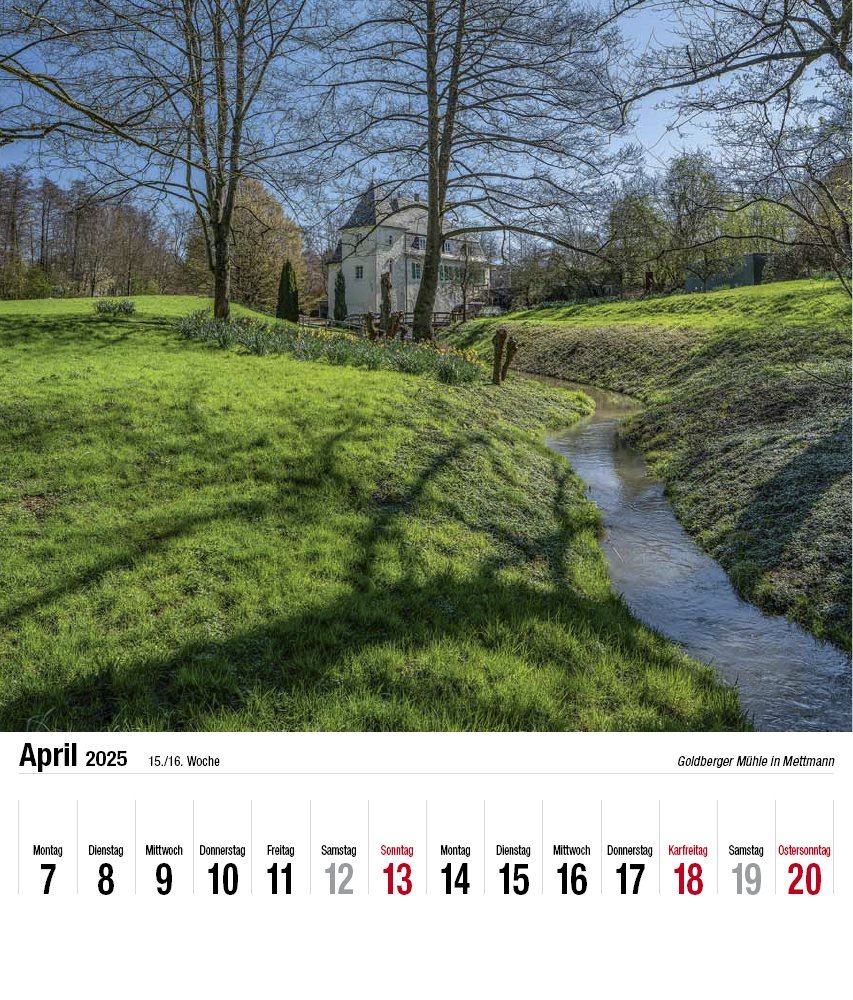 Bild: 9783910690011 | Schönes Bergisches Land 2025 | GmbH | Kalender | 28 S. | Deutsch